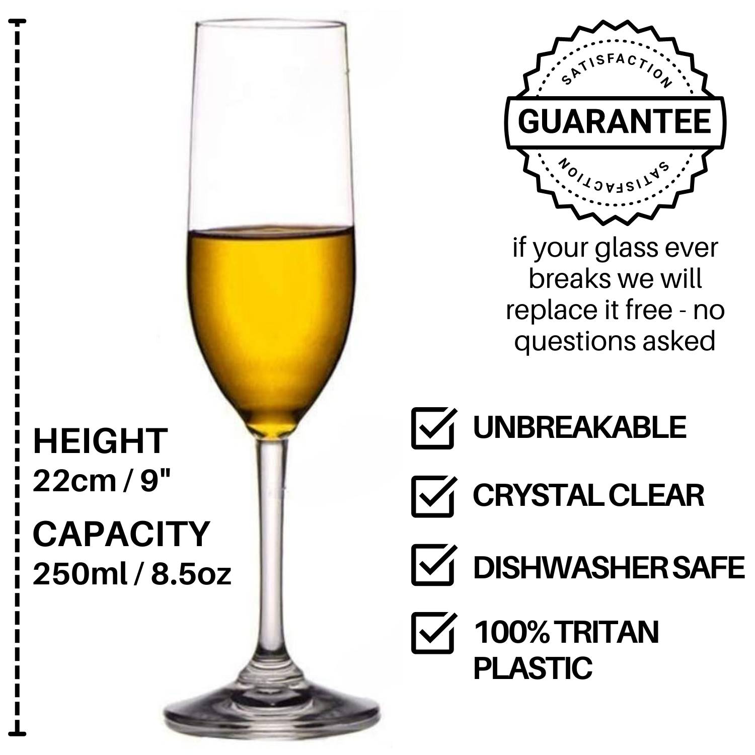 Plastic Champagne Flutes: image 3